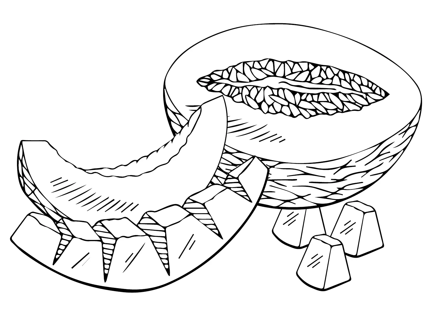 Melones Para Colorear 13