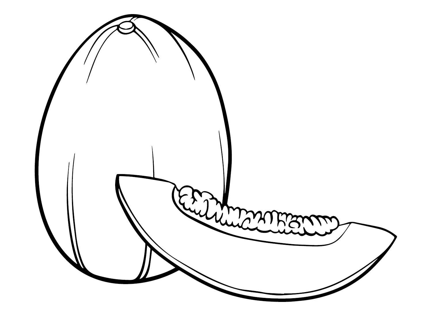 Melonen Ausmalbilder 8