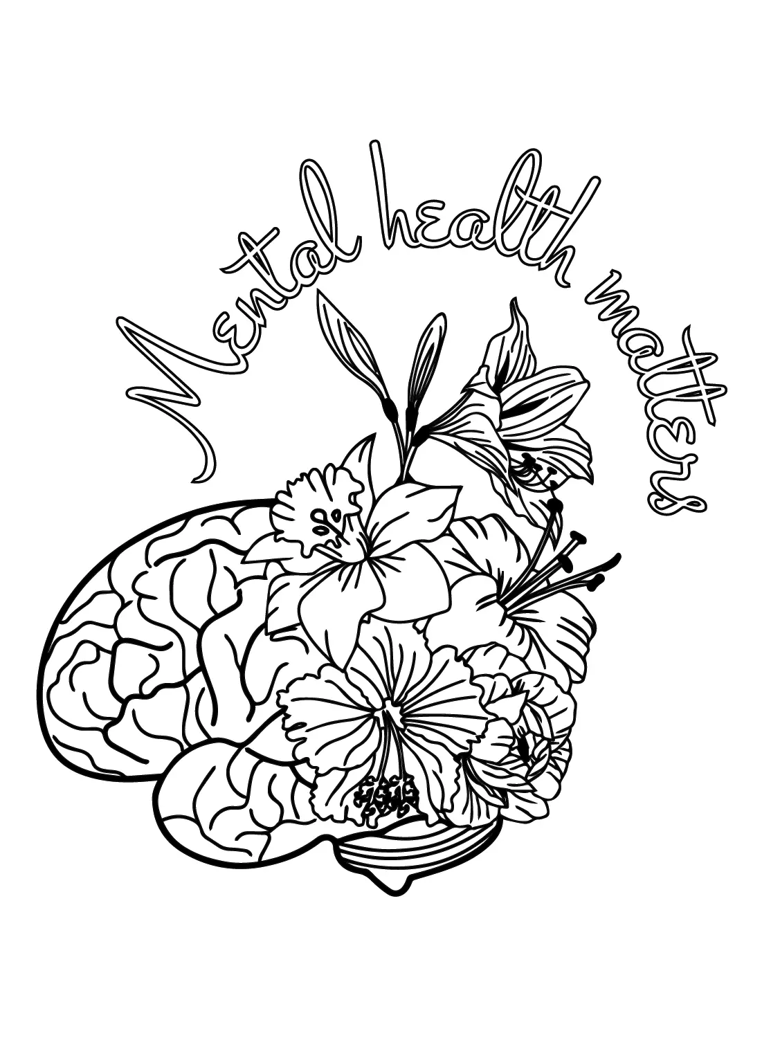 Salud Mental Para Colorear 11