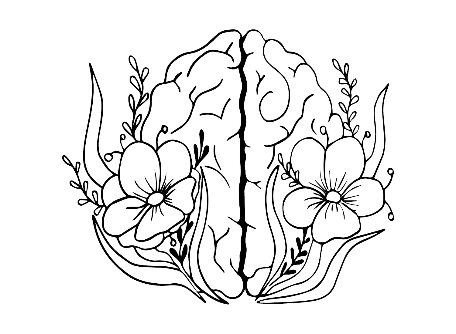 Salud Mental Para Colorear 2