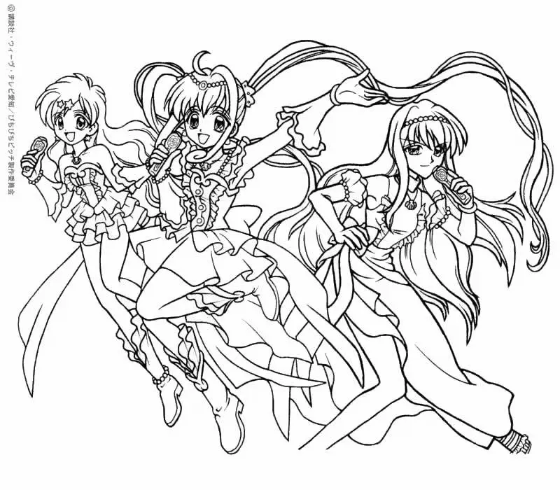 Mermaid Melody Coloring Pages 23