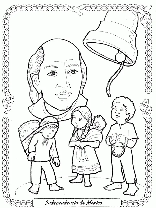 Mexican Independence Day Coloring Pages 1