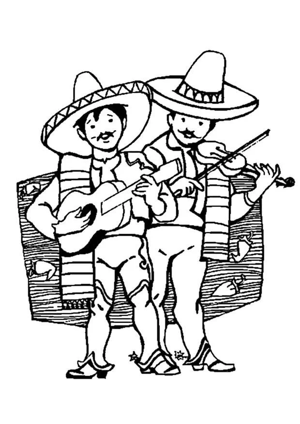 Mexican Independence Day Coloring Pages 10