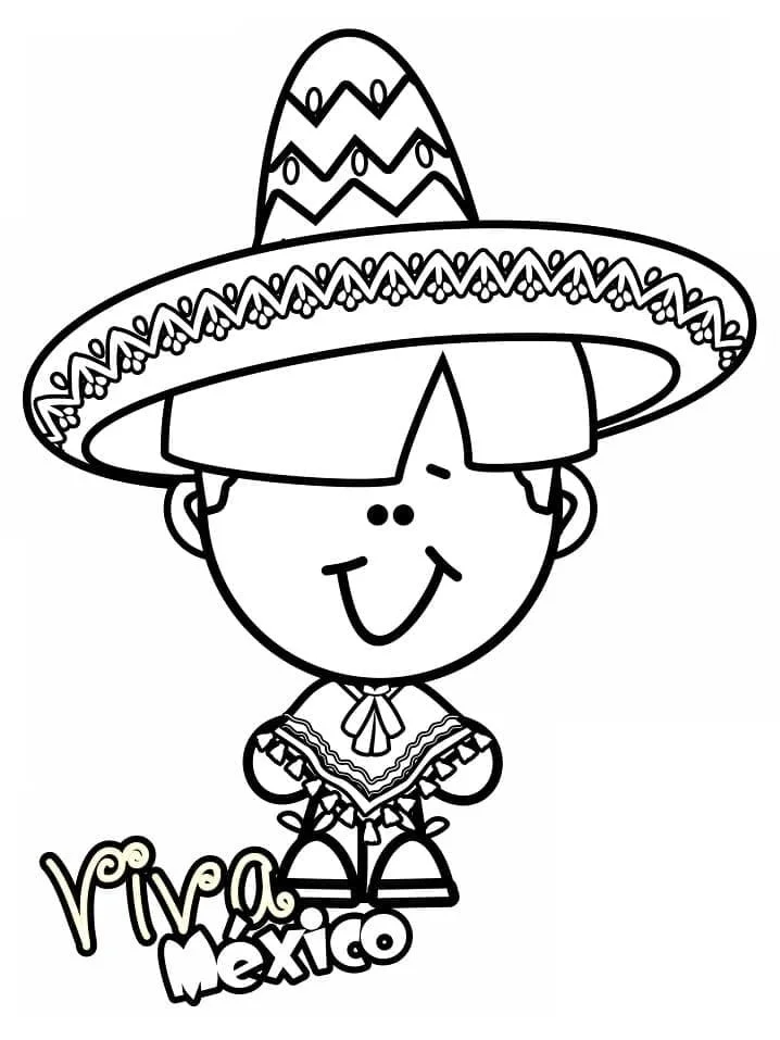 Desenhos de Mexico Para Colorir 42