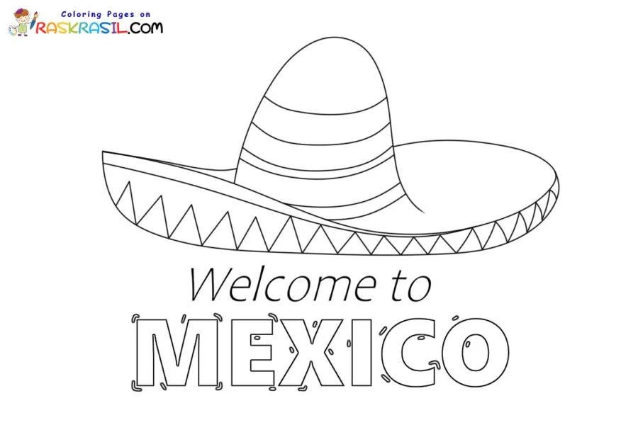 Desenhos de Mexico Para Colorir 5