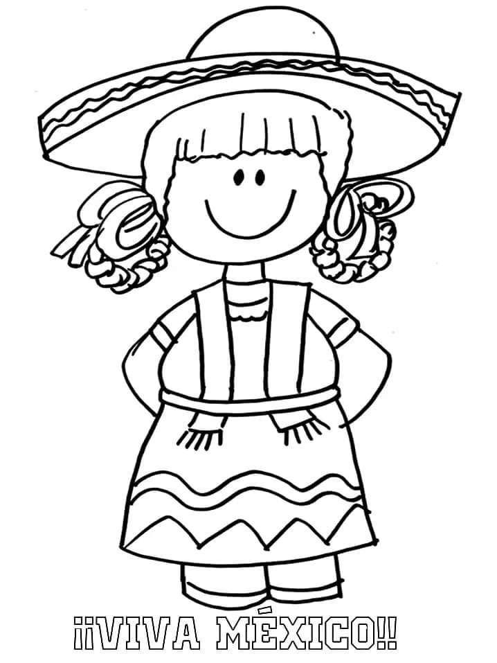 Desenhos de Mexico Para Colorir 7