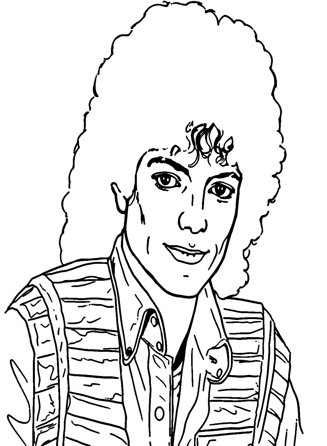 Desenhos de Michael Jackson Para Colorir 7