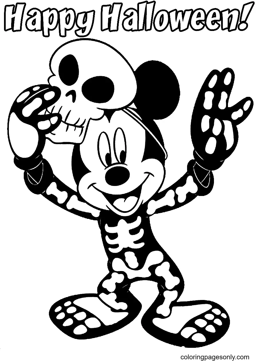 Desenhos de Mickey Mouse Para Colorir 16