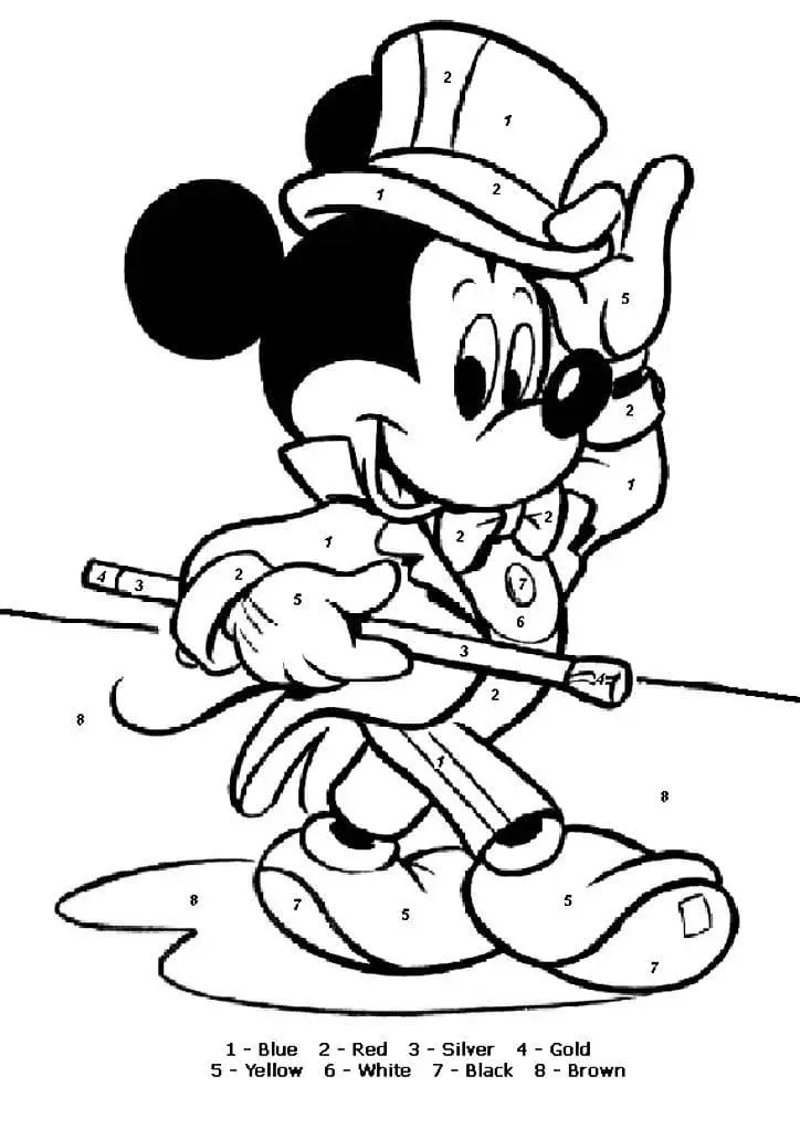 Desenhos de Mickey Mouse Para Colorir 27