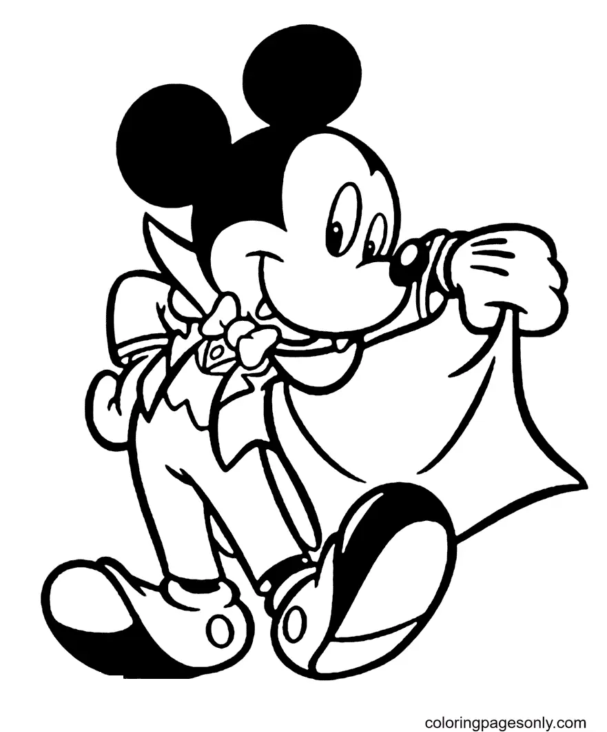 Desenhos de Mickey Mouse Para Colorir 34