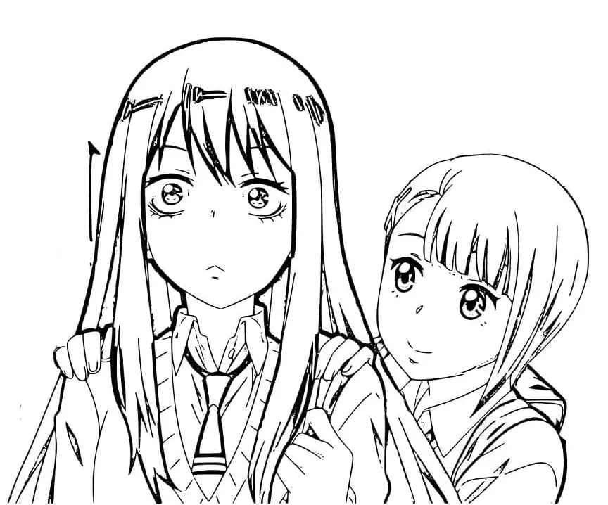 Mieruko chan Coloring Pages 10