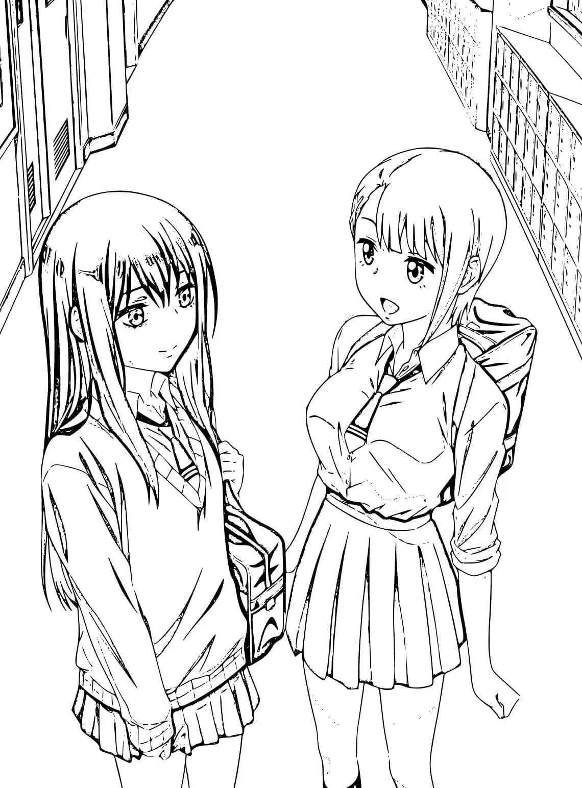 Mieruko chan Coloring Pages 11