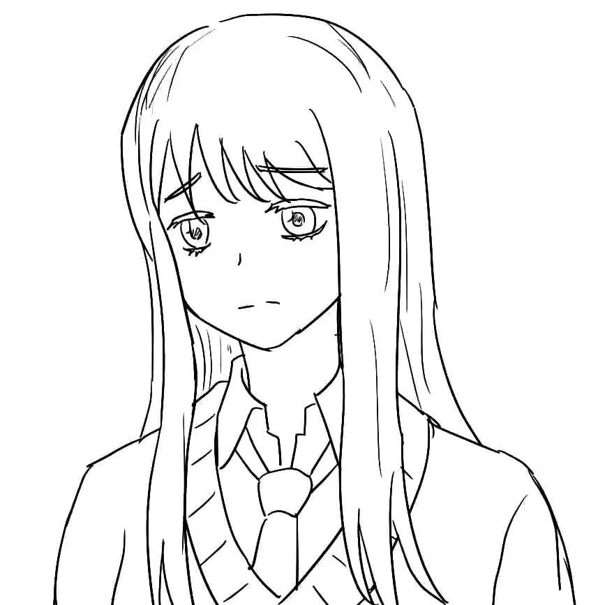 Mieruko chan Coloring Pages 12