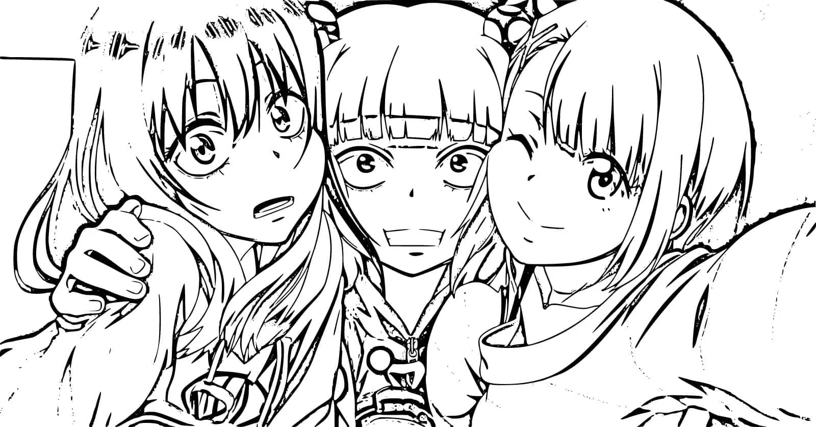 Mieruko chan Coloring Pages 19
