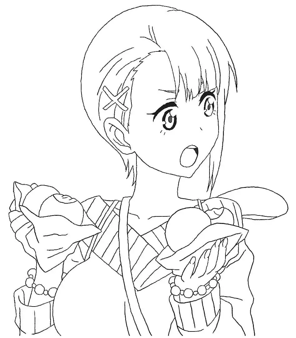 Mieruko chan Coloring Pages 24