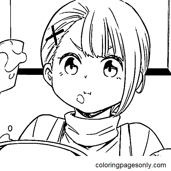 Mieruko chan Coloring Pages 25
