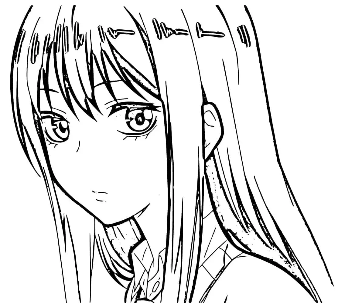 Mieruko chan Coloring Pages 3
