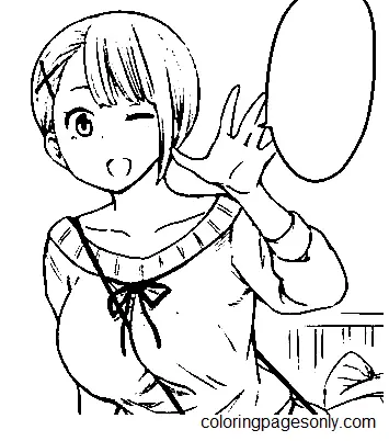Mieruko chan Coloring Pages 31
