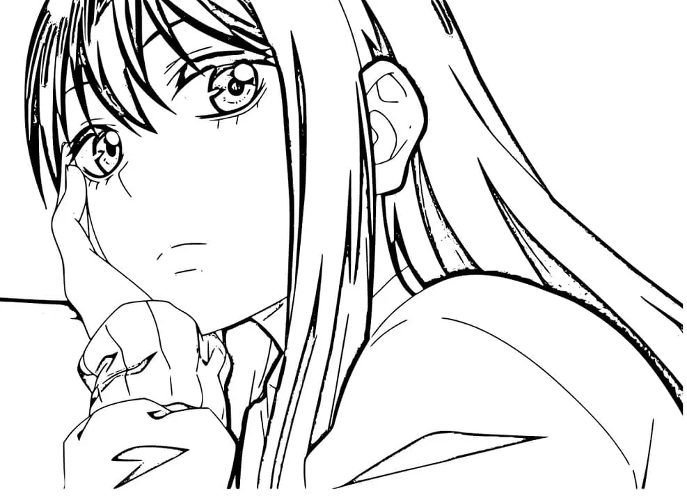 Mieruko chan Coloring Pages 5