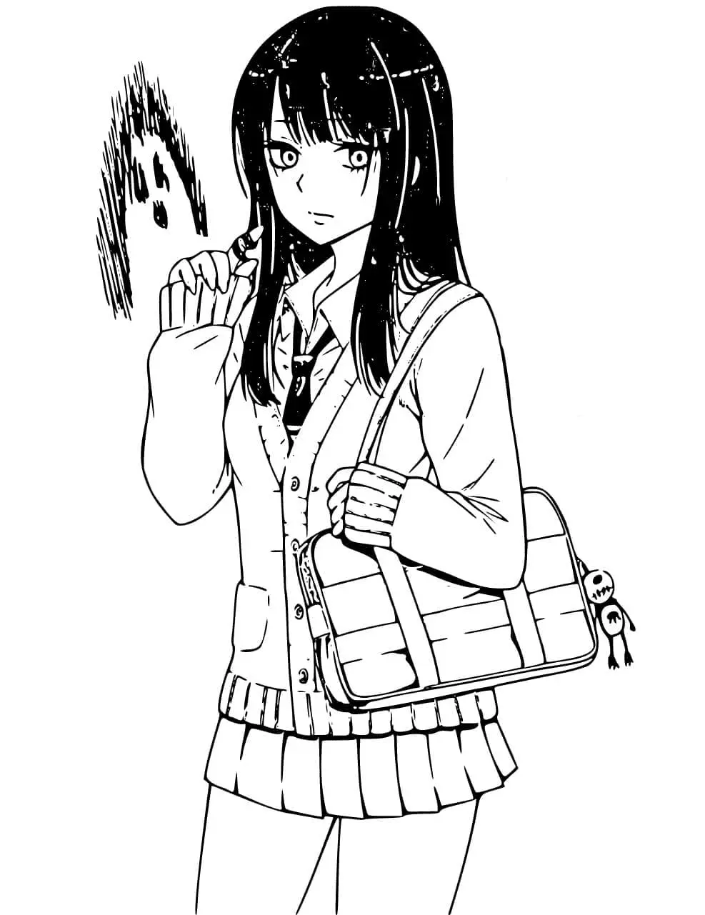 Mieruko chan Coloring Pages 6