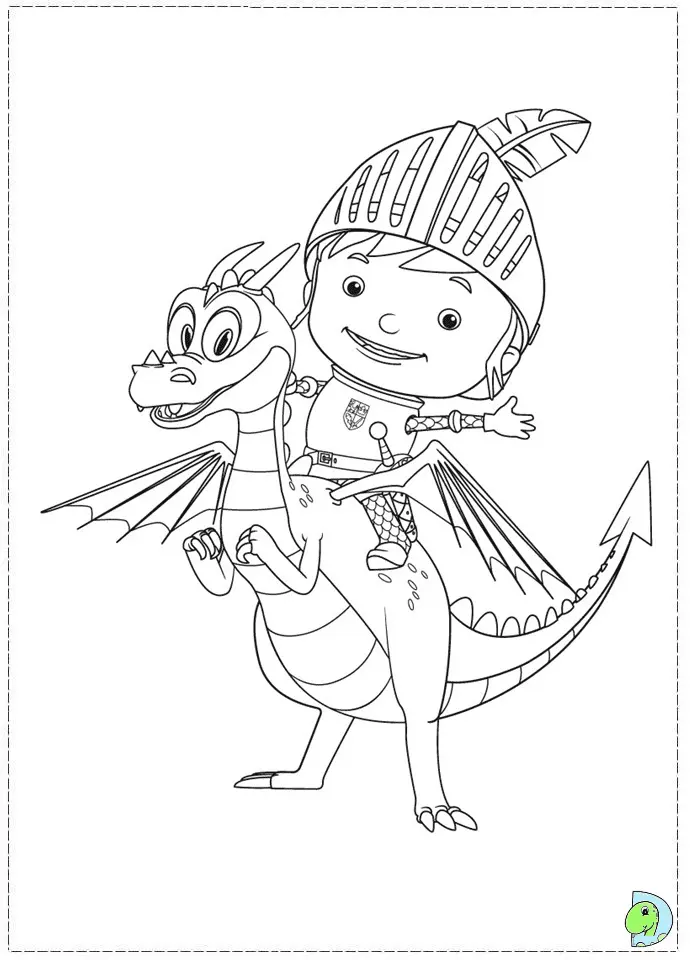 Mike the Knight Coloring Pages 36