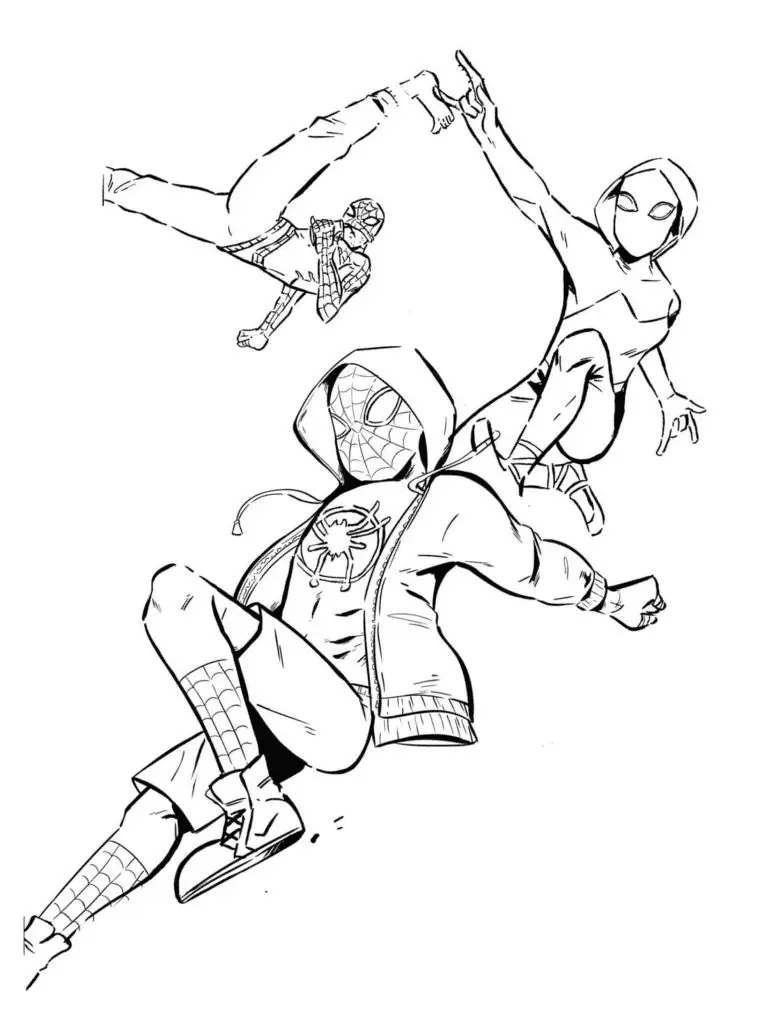 Miles Morales Coloring Pages 34