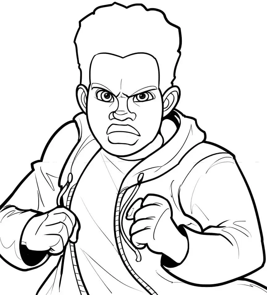 Miles Morales Coloring Pages