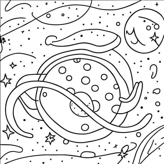 Via Lactea Para Colorir 17