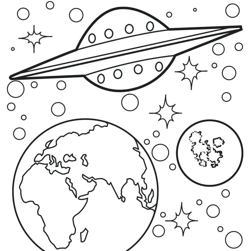 Via Lactea Para Colorir 5
