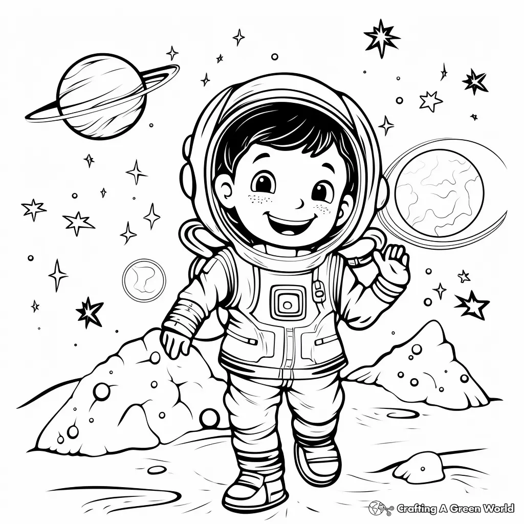 Via Lactea Para Colorir 8