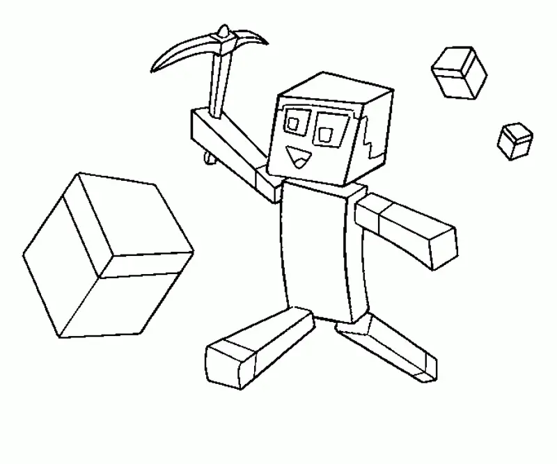 Minecraft Ausmalbilder 10