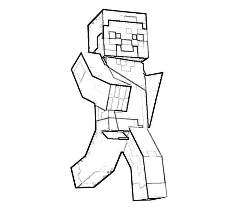 Minecraft Ausmalbilder 11