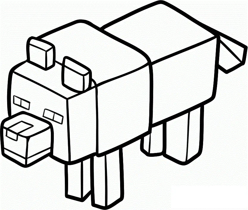 Minecraft Ausmalbilder 12
