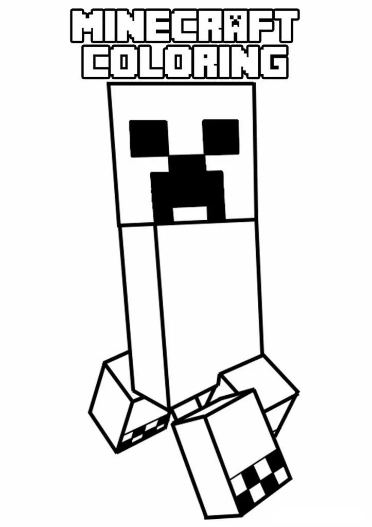 Minecraft Ausmalbilder 13