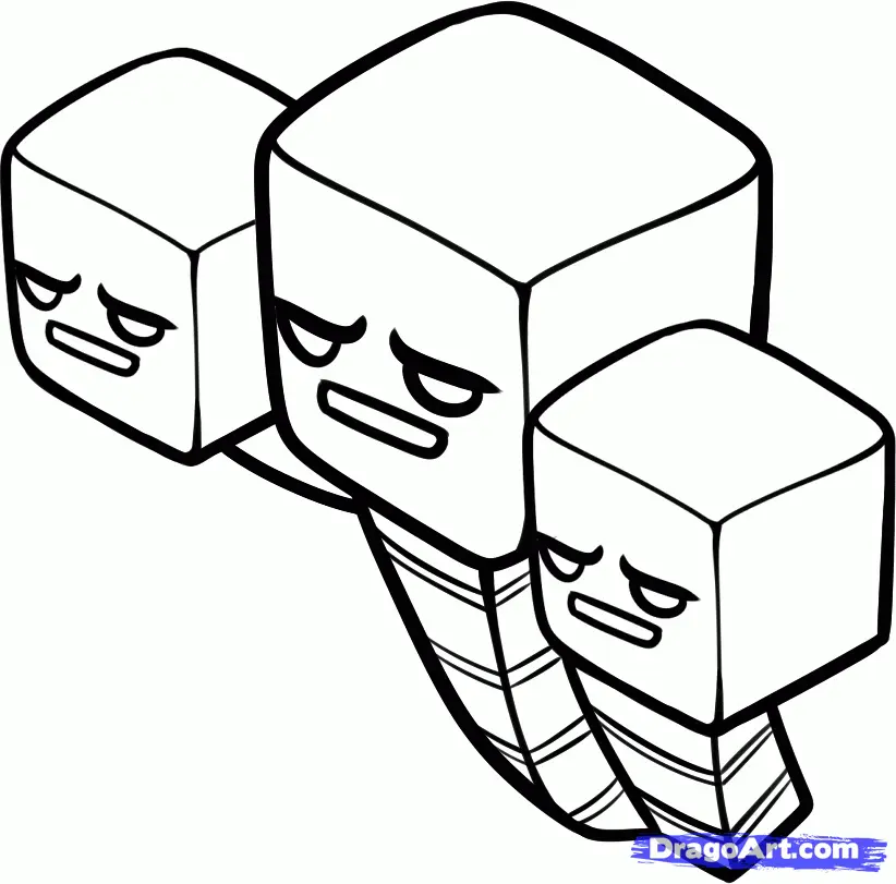 Minecraft Ausmalbilder 14