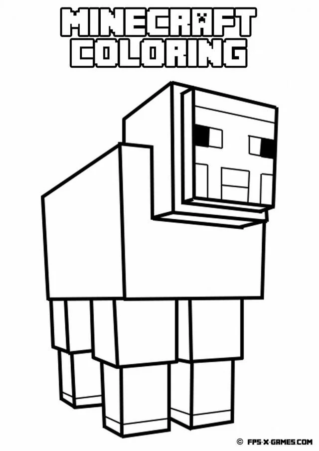 Minecraft Ausmalbilder 15