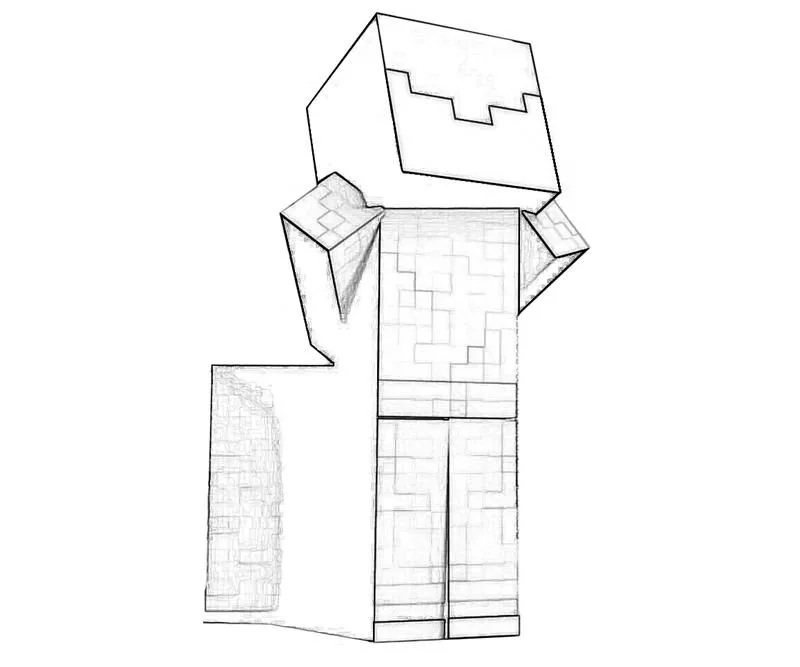 Minecraft Ausmalbilder 18