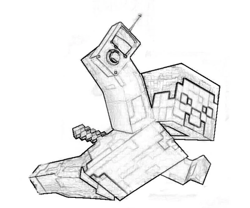 Minecraft Ausmalbilder 21