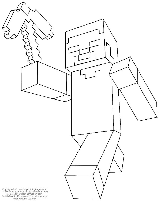 Minecraft Ausmalbilder 22