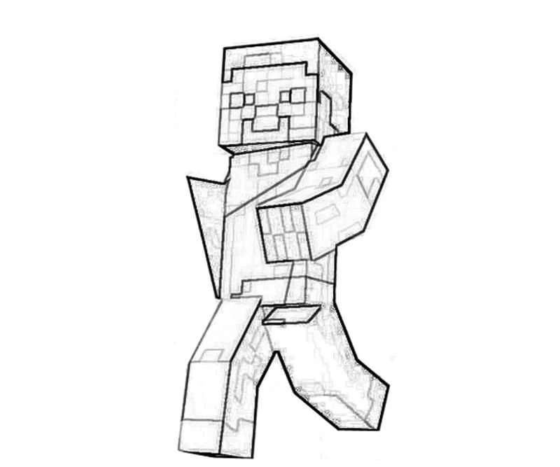 Minecraft Ausmalbilder 3