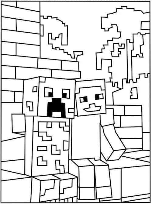 Minecraft Ausmalbilder 33