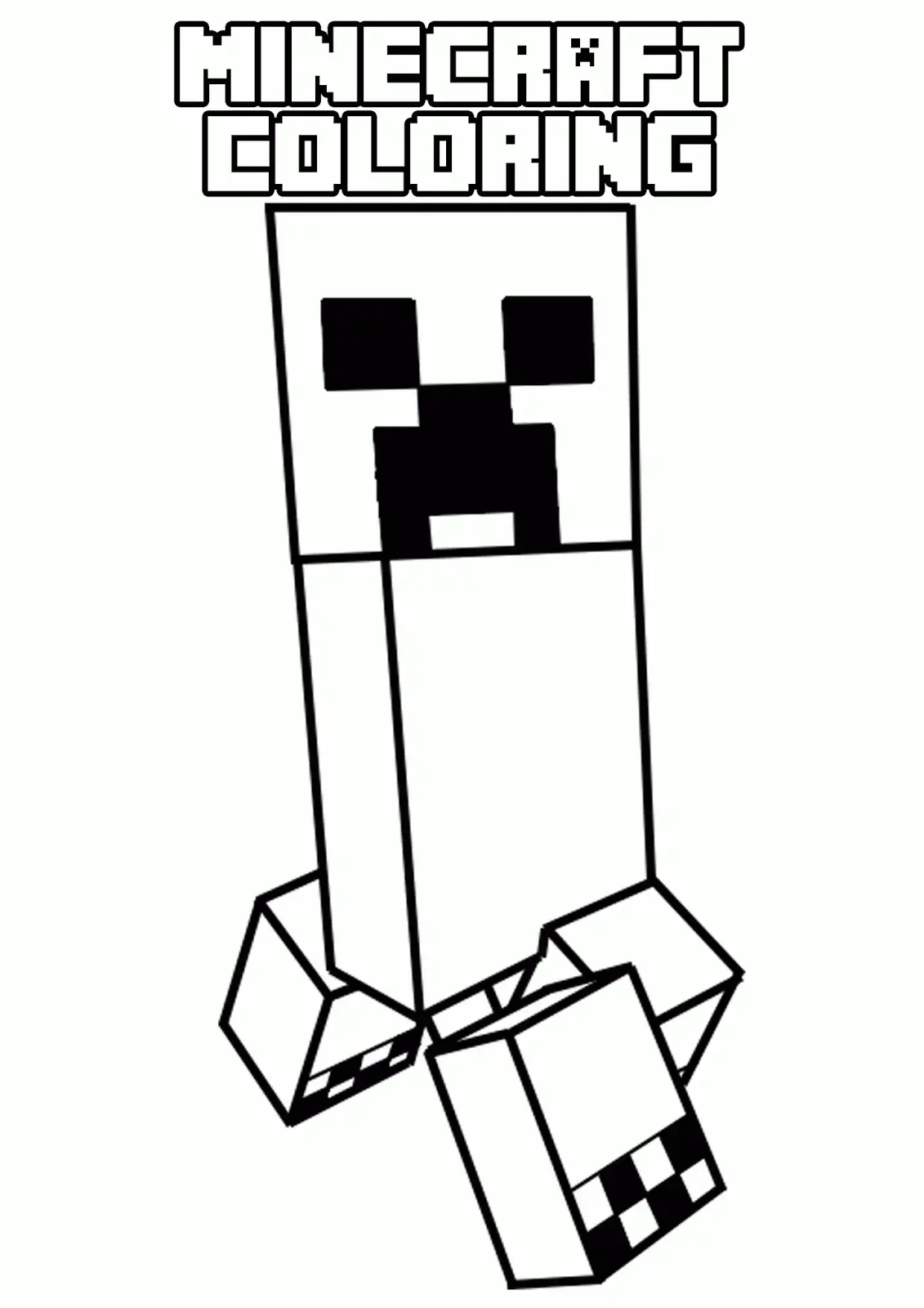 Minecraft Ausmalbilder 34