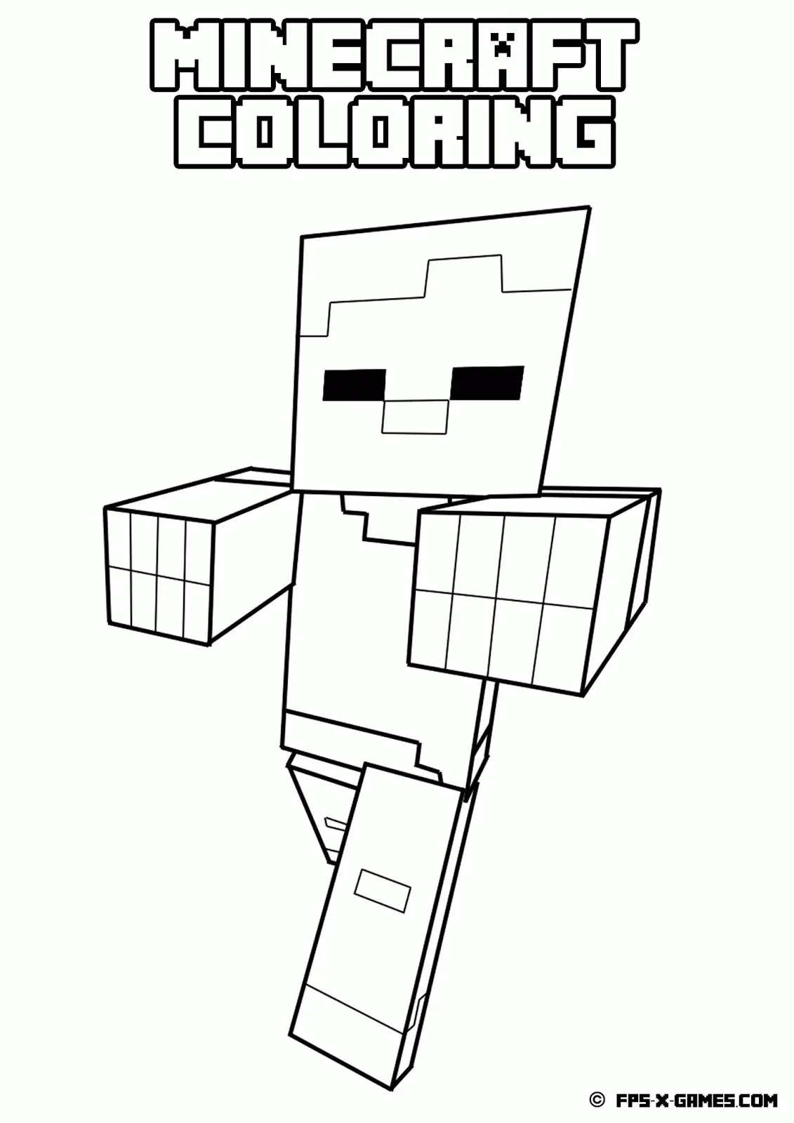 Minecraft Ausmalbilder 37