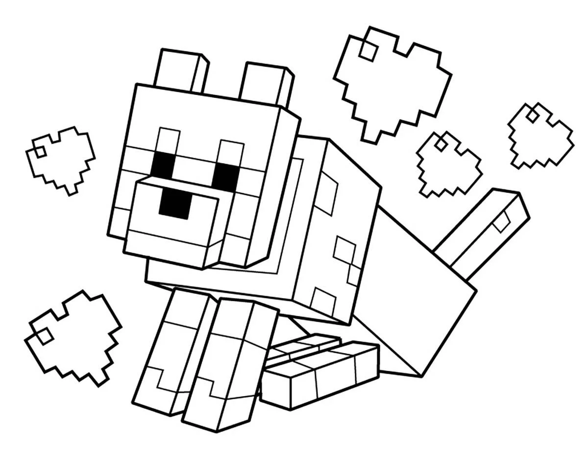 Minecraft Ausmalbilder 44