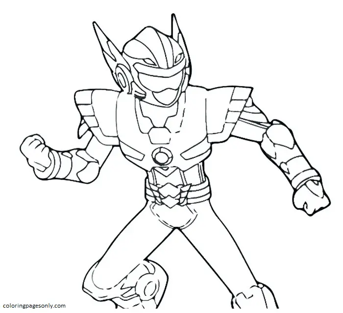 Miniforce Para Colorear 2