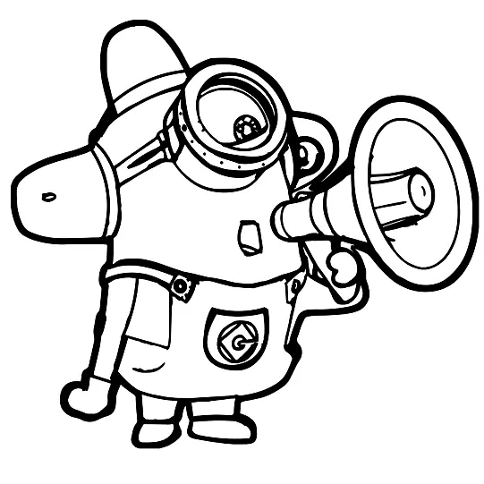 Minion Coloring Pages 104