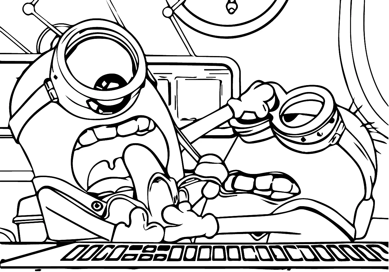 Minion Coloring Pages 110