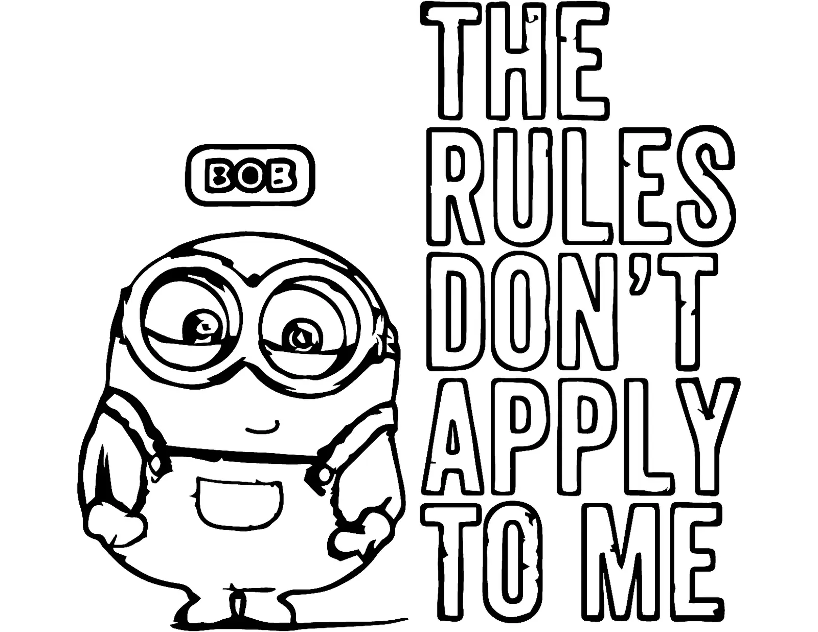 Minion Coloring Pages 112
