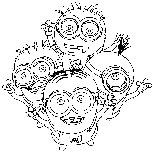 Minion Coloring Pages 117
