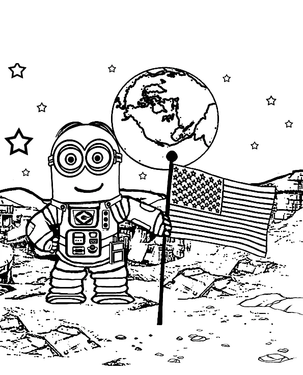 Minion Coloring Pages 119
